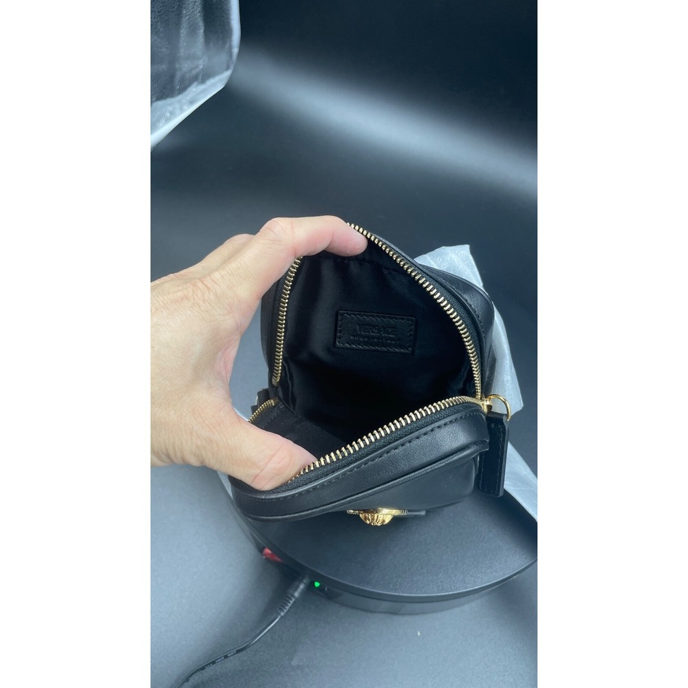 Versace Black Medusa Mini Phone Case Bag 1006192 - Picture 7 of 9